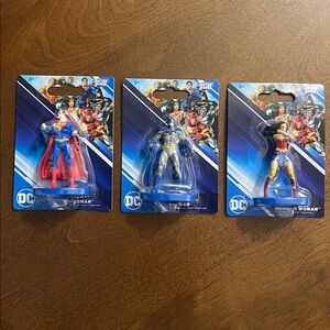 DC Justice League Batman, Superman & Wonder Woman Action Figures.